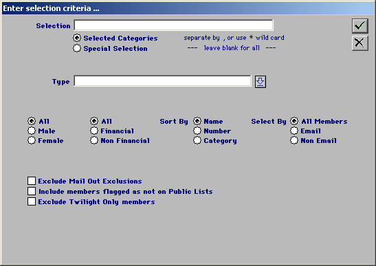 phone list options